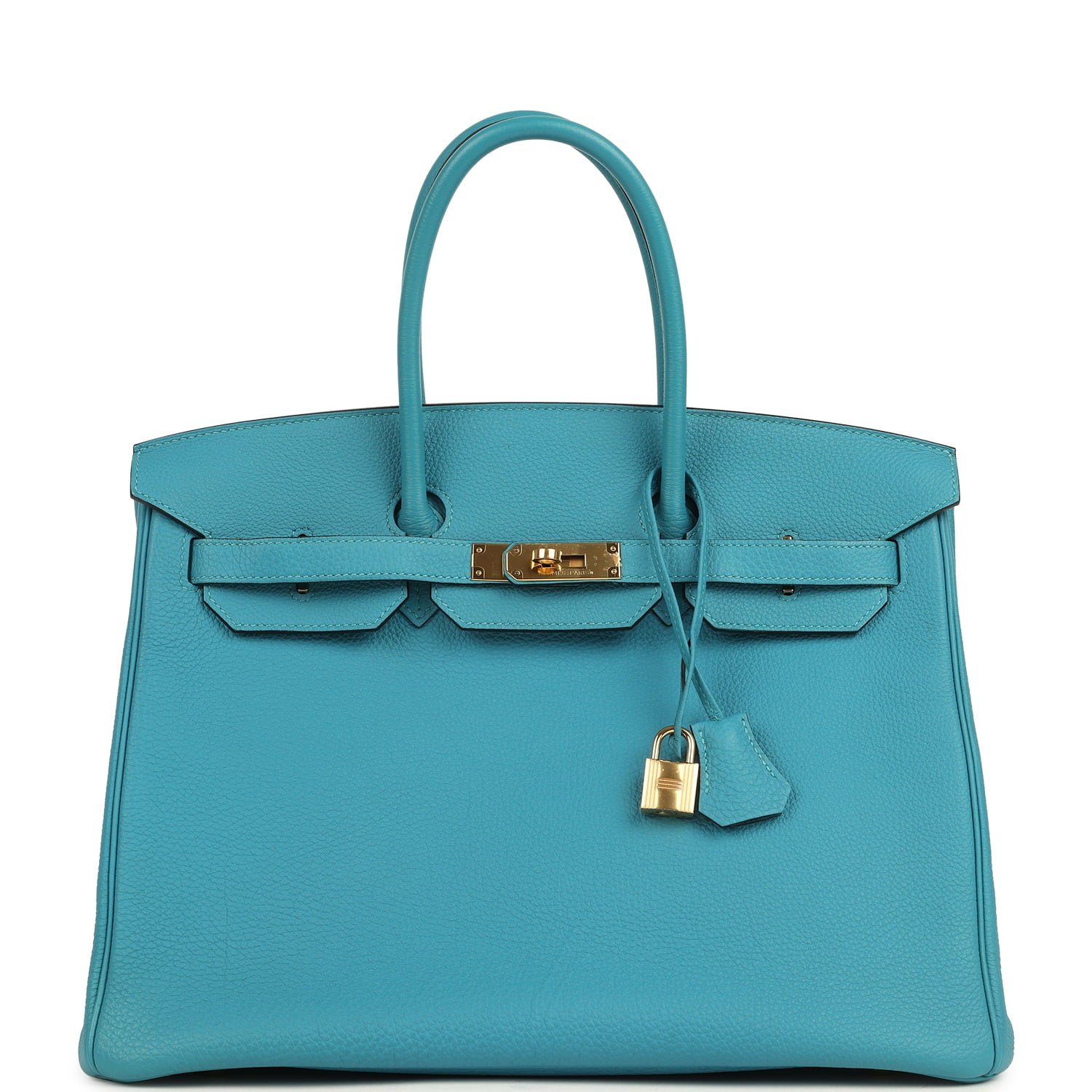 Hermes Birkin 35 Turquoise Togo Gold Hardware (MAC-H-B-260403-10)