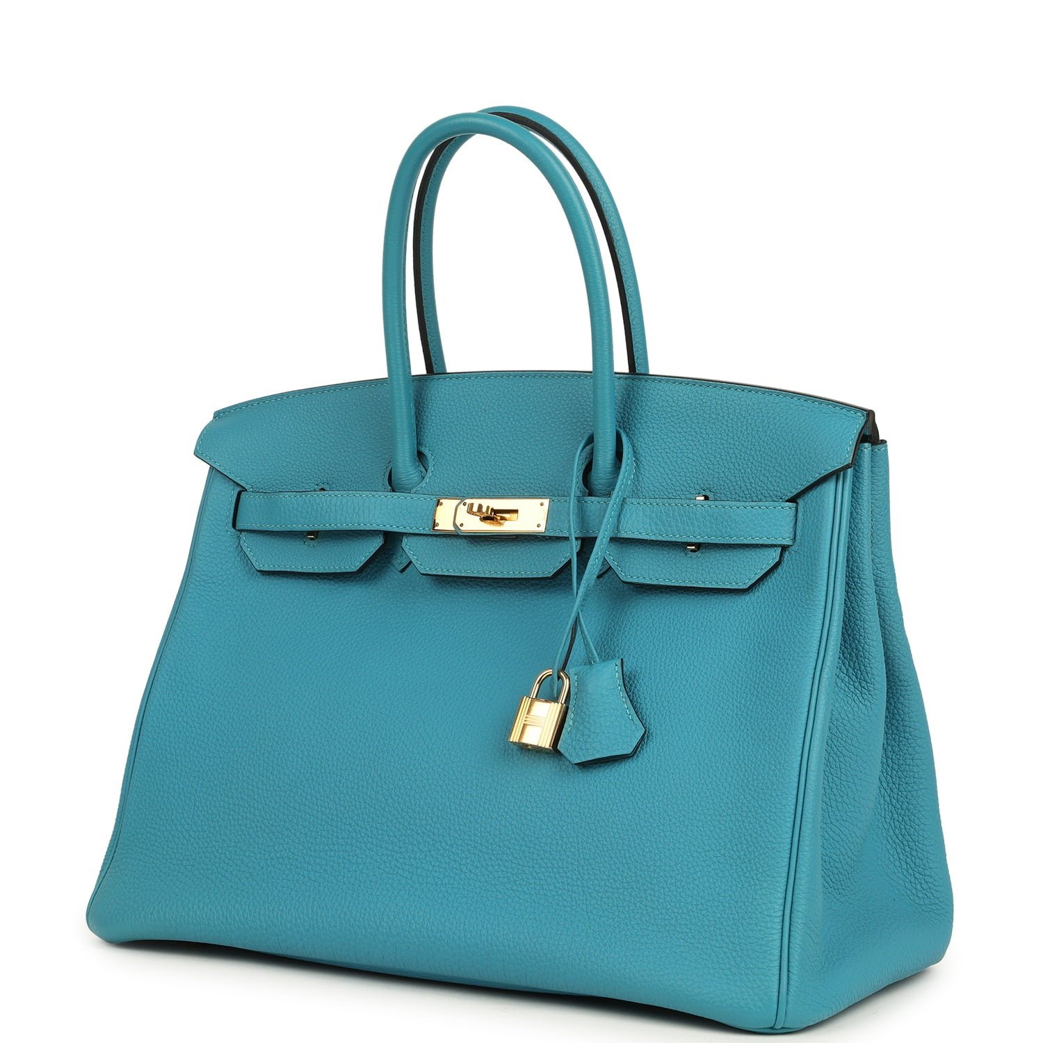 Hermes Birkin 35 Turquoise Togo Gold Hardware (MAC-H-B-260403-10) - Image 5