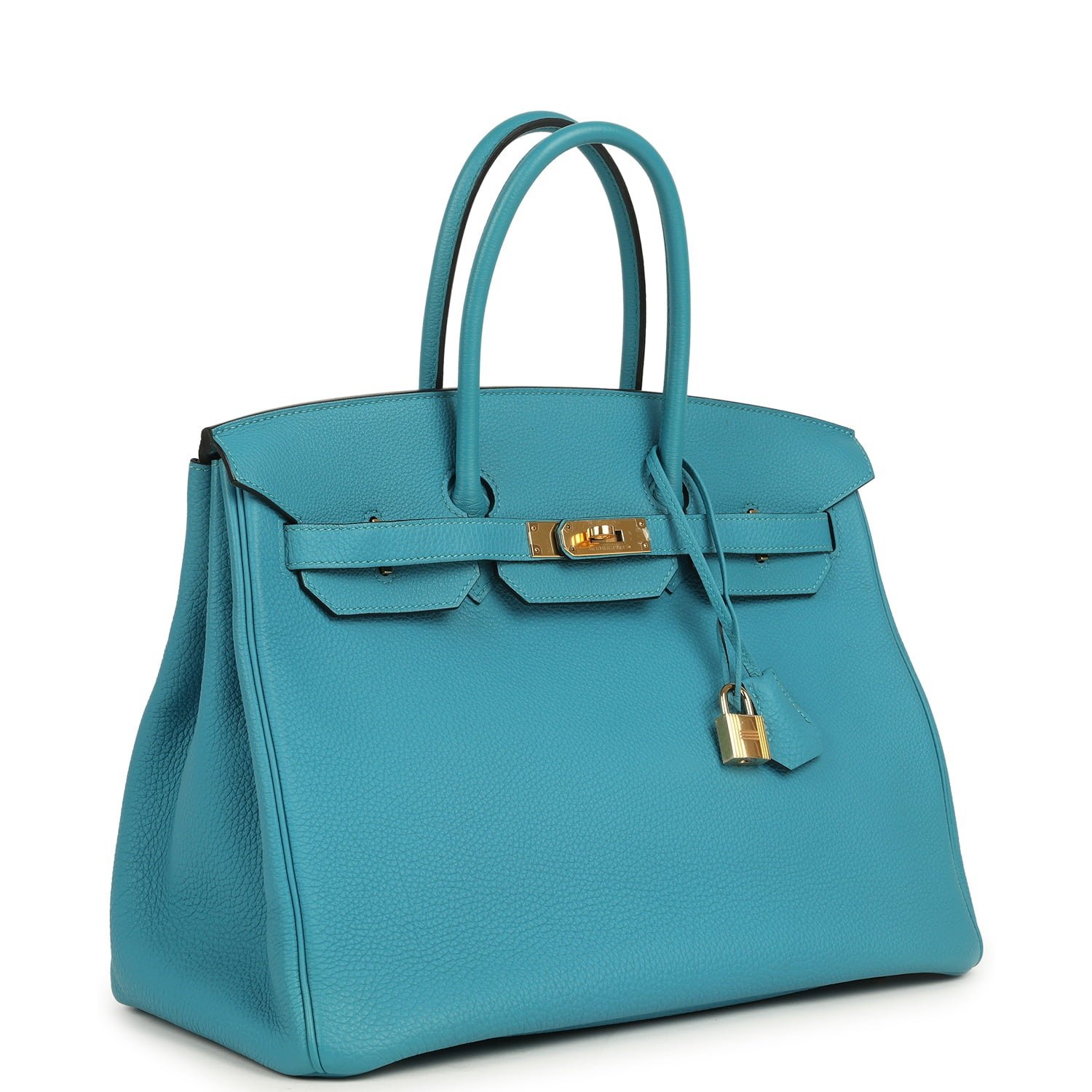 Hermes Birkin 35 Turquoise Togo Gold Hardware (MAC-H-B-260403-10) - Image 2