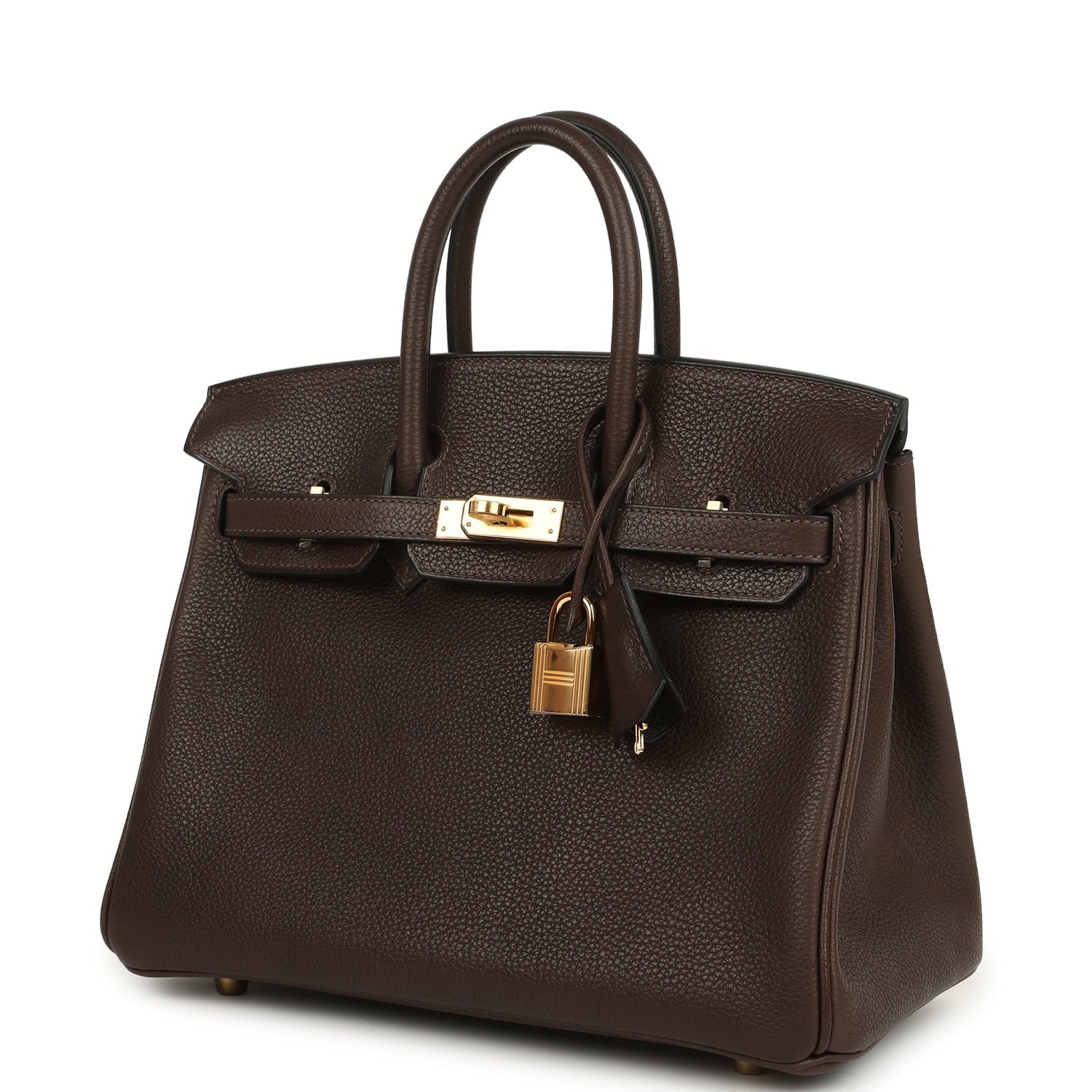 Hermes Birkin 25 Ebene Barenia Faubourg Gold Hardware - Image 5