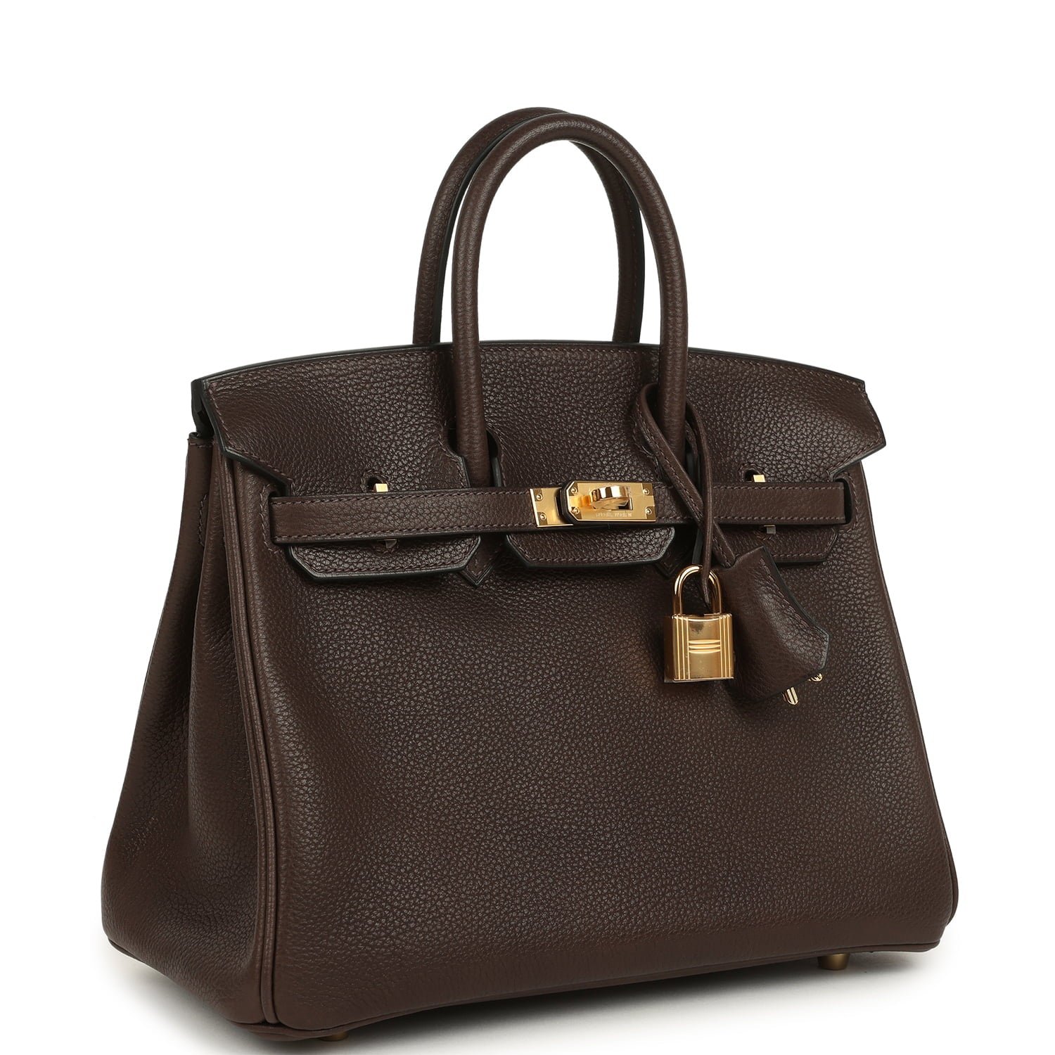 Hermes Birkin 25 Ebene Barenia Faubourg Gold Hardware - Image 2