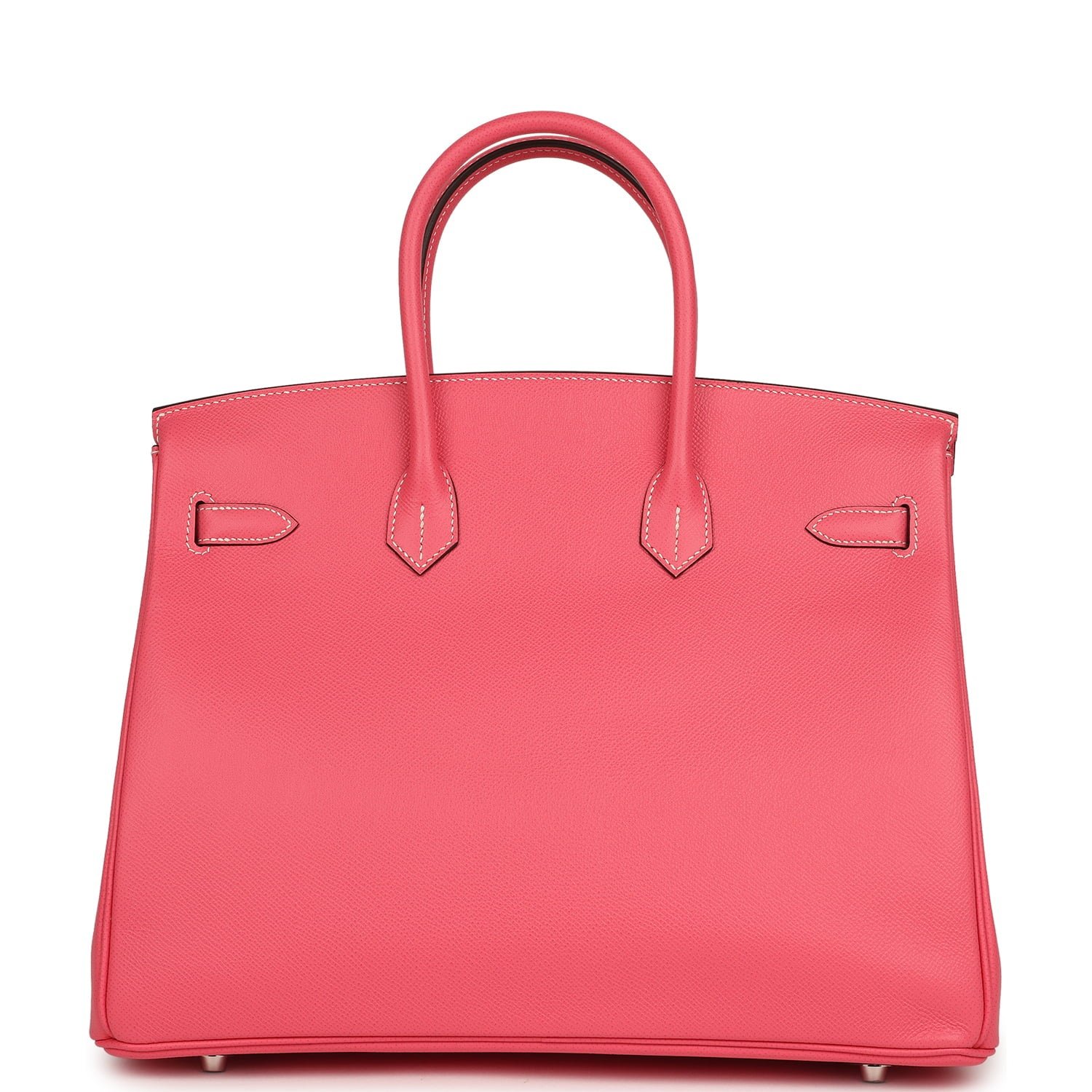 Hermes Special Order (HSS) Birkin 35 Rose Azalee Epsom Palladium Hardware - Image 4
