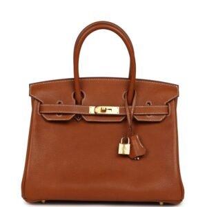 Hermes Birkin 30 Fauve Barenia Faubourg Gold Hardware (MAC-H-B-260407-3-RM)