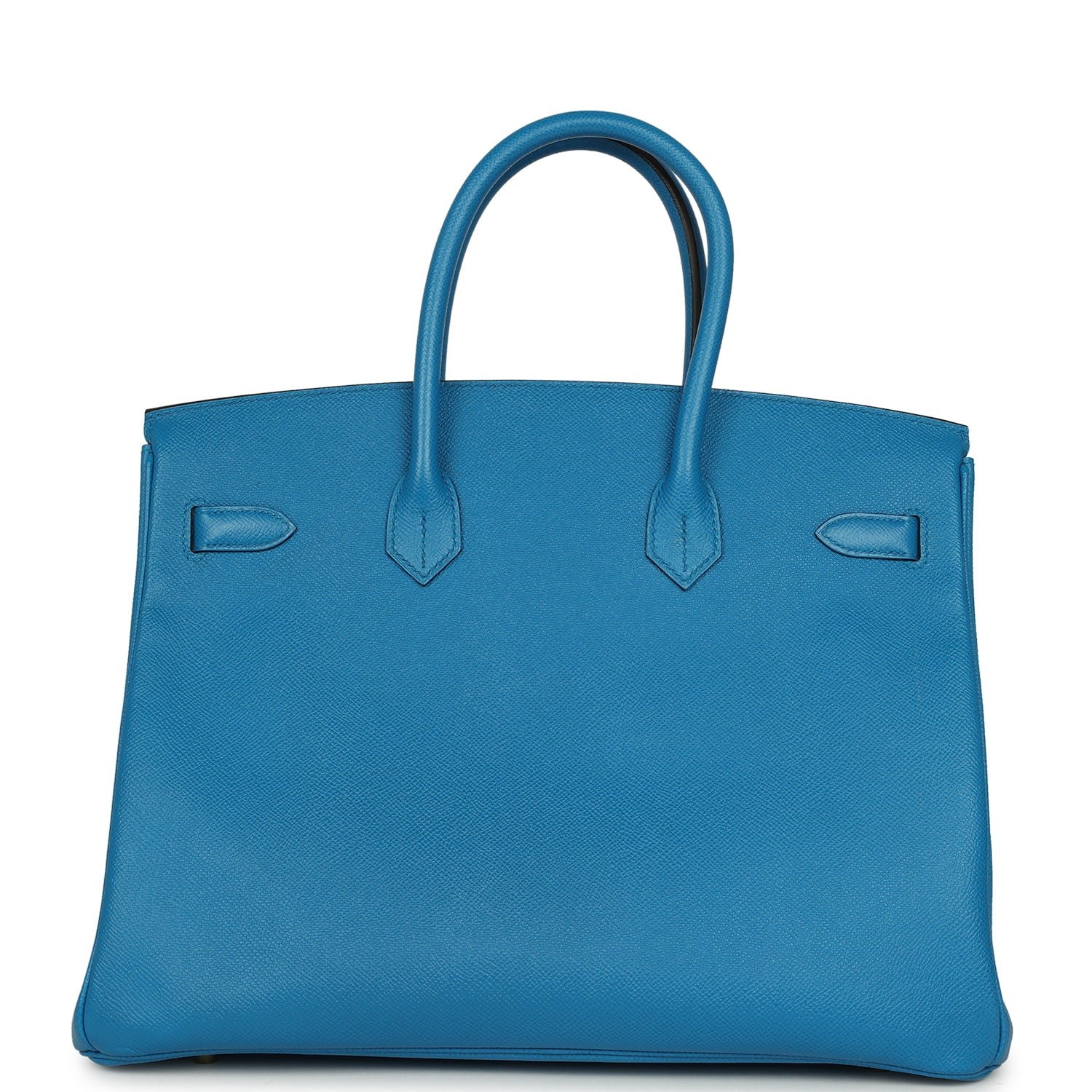Hermes Birkin 35 Bleu Zanzibar Epsom Gold Hardware - Image 4