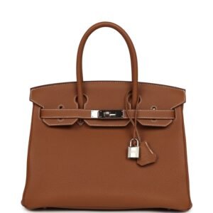 Hermes Birkin 30 Gold Togo Palladium Hardware