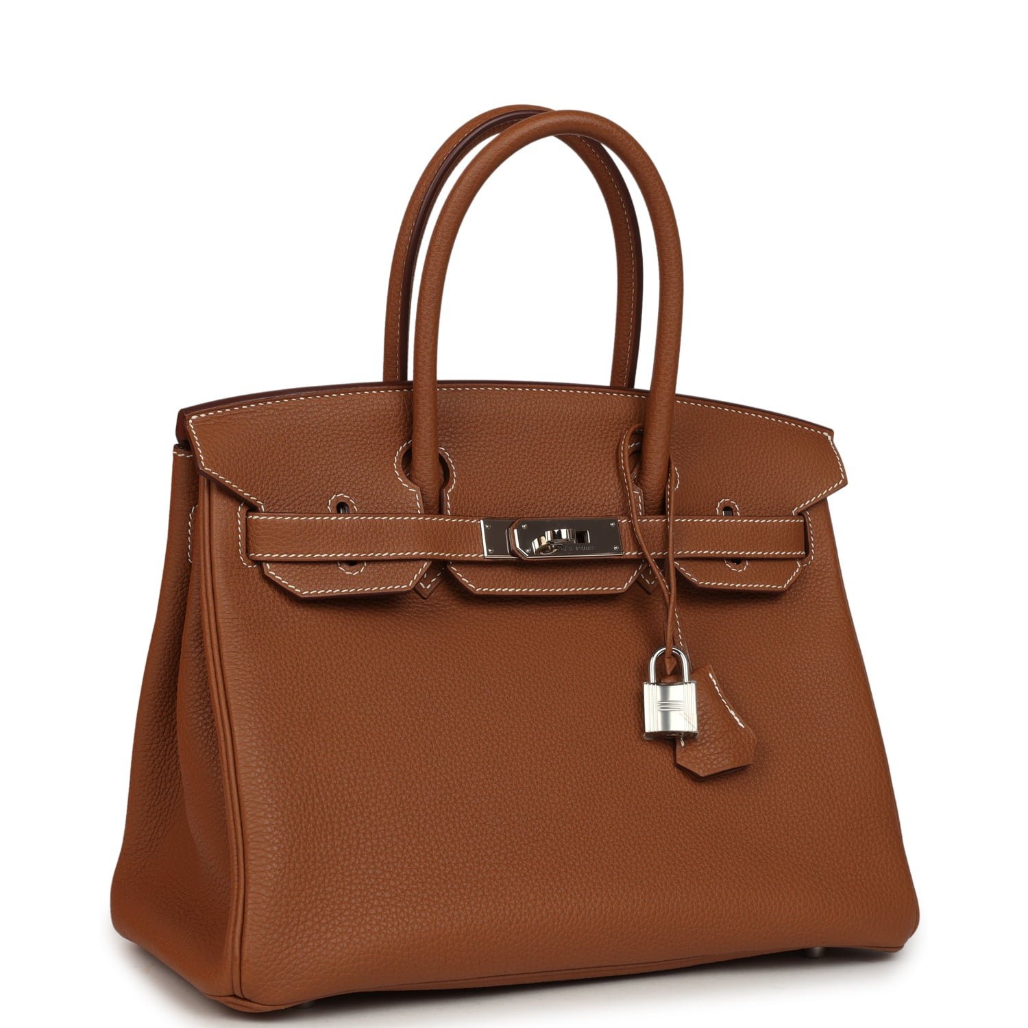 Hermes Birkin 30 Gold Togo Palladium Hardware - Image 2
