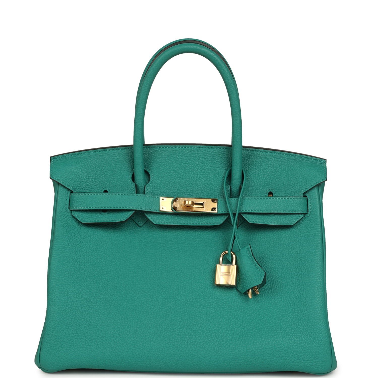 Hermes Birkin 30 Vert Verone Togo Gold Hardware