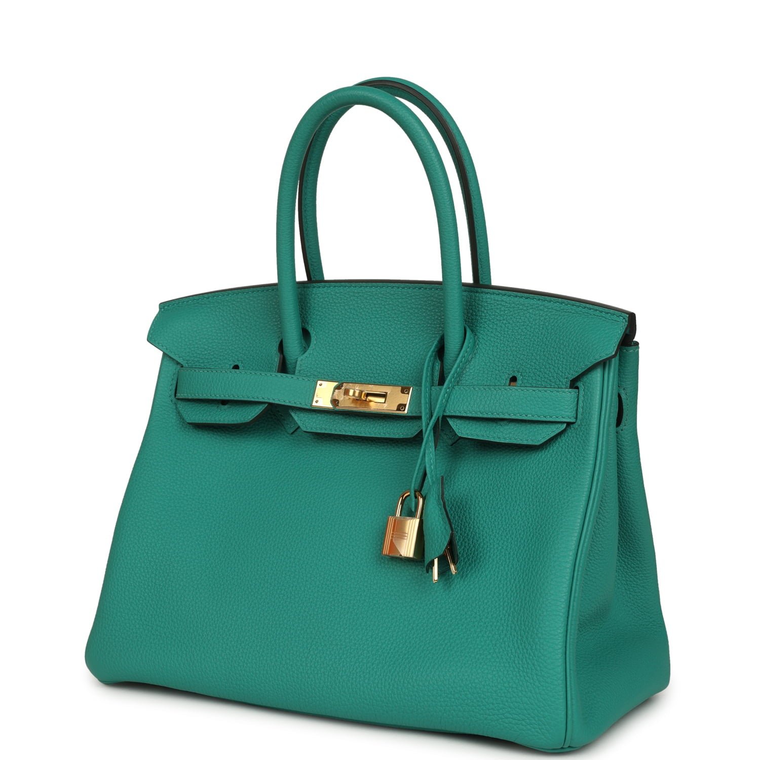 Hermes Birkin 30 Vert Verone Togo Gold Hardware - Image 5