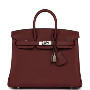Hermes Birkin 25 Rouge H Togo Palladium Hardware