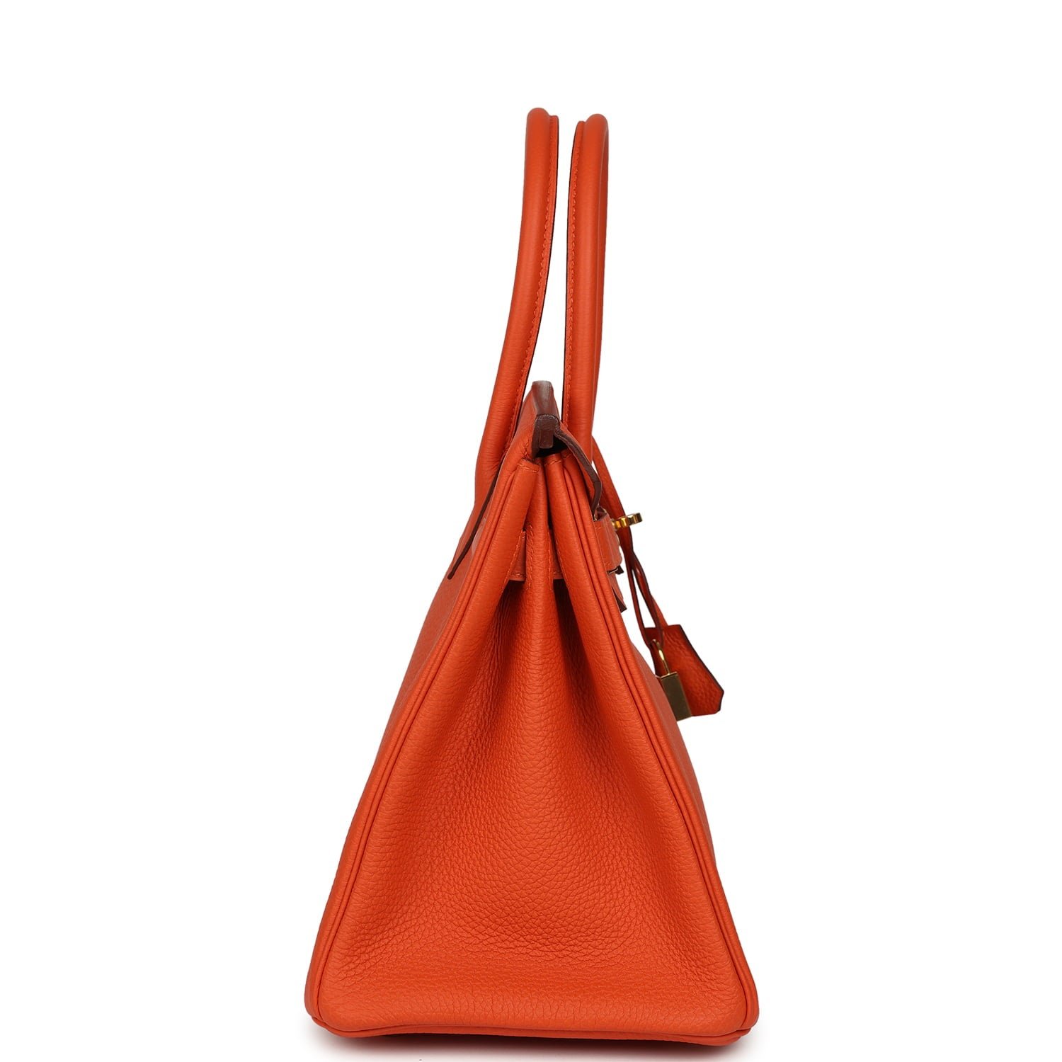 Hermes Birkin 30 Feu Togo Gold Hardware - Image 3