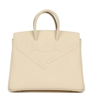 Hermes Birkin Shadow 25 Nata Swift Palladium Hardware