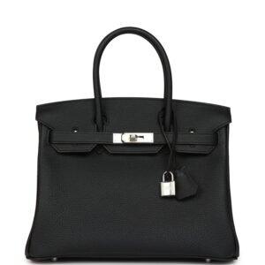 Hermes Birkin 30 Black Togo Palladium Hardware (MAC-H-B-260513-4)