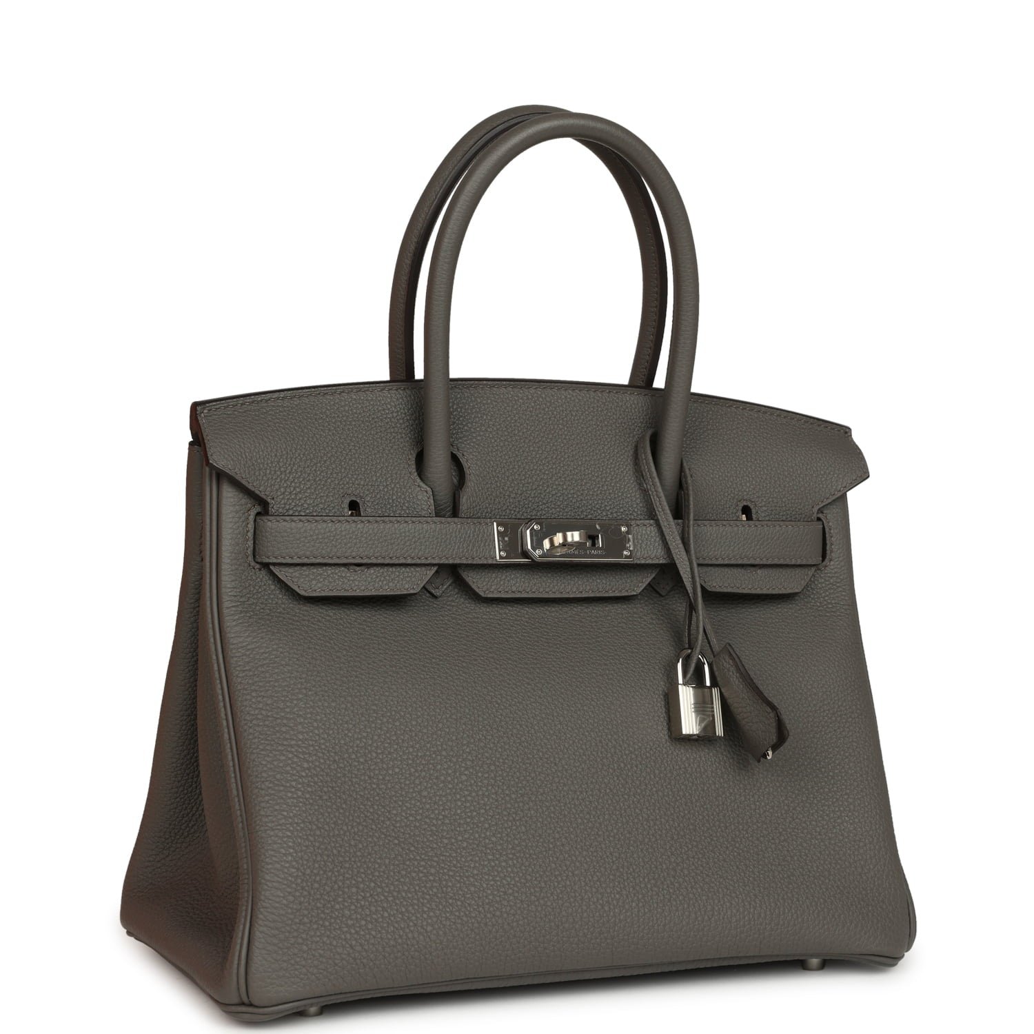 Hermes Birkin 30 Etain Togo Palladium Hardware - Image 2