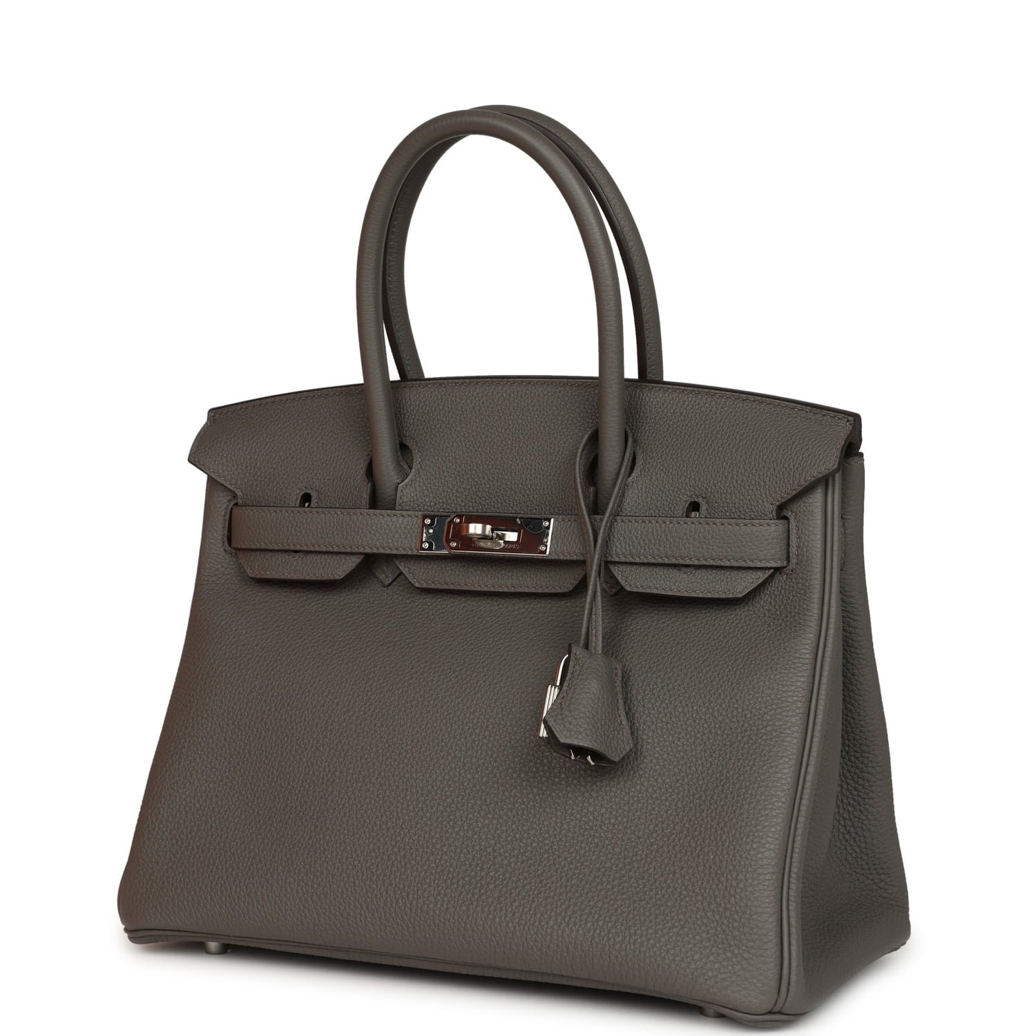 Hermes Birkin 30 Etain Togo Palladium Hardware - Image 5