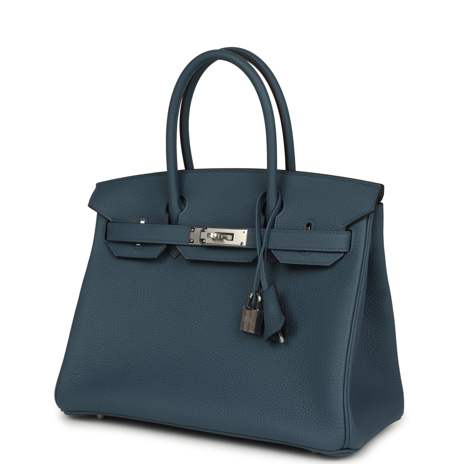 Hermes Birkin 30 Bleu Tempete Togo Palladium Hardware - Image 5
