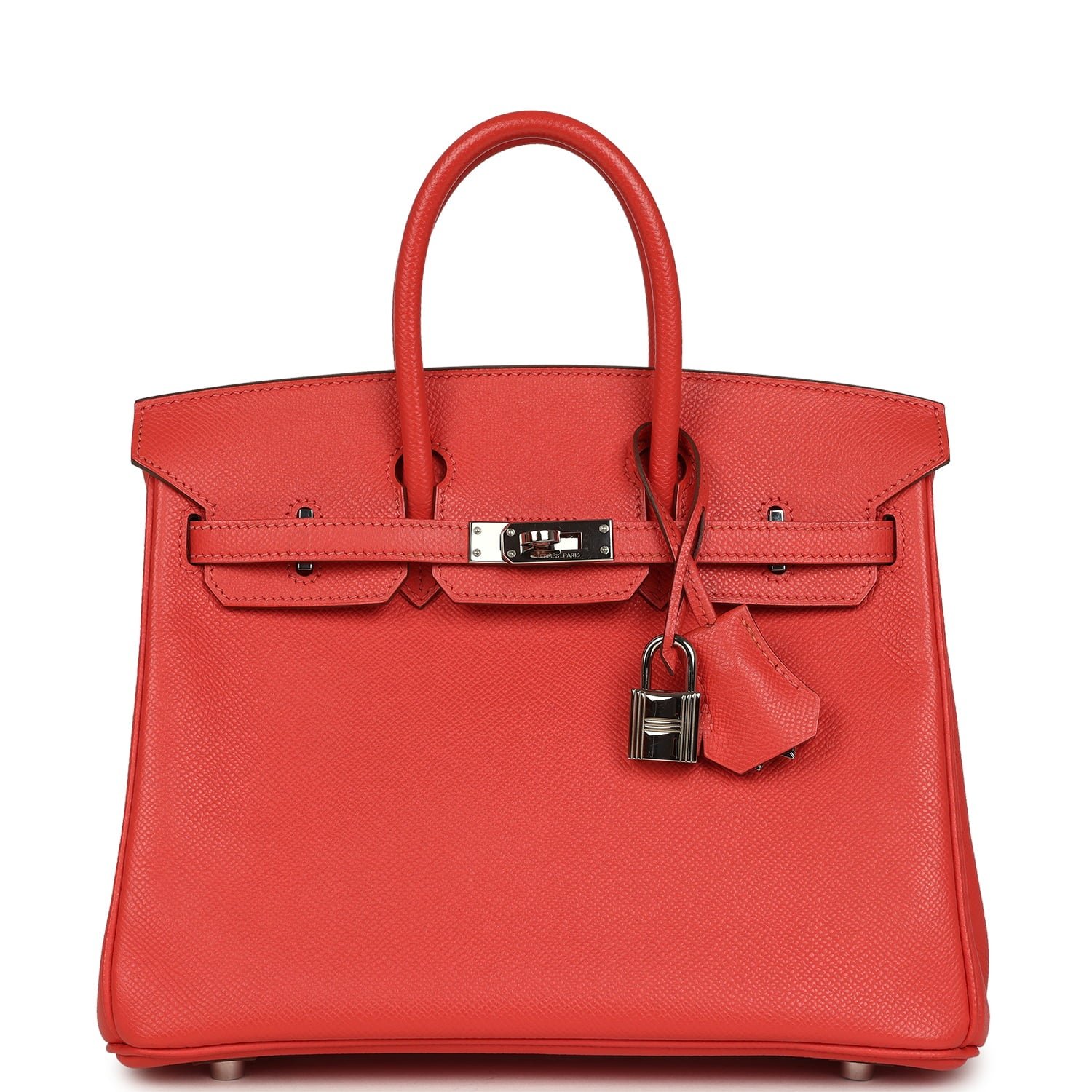 Hermes Birkin 25 Rose Jaipur Epsom Palladium Hardware