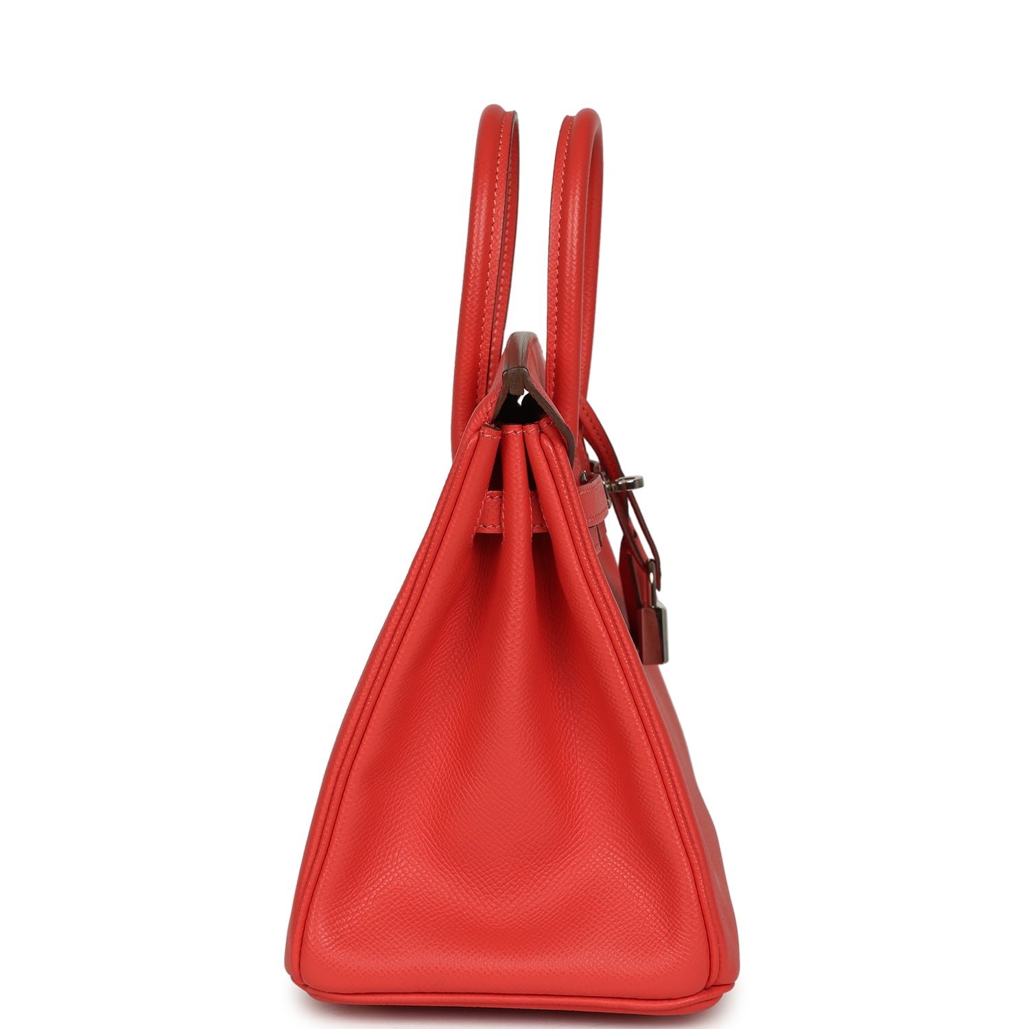 Hermes Birkin 25 Rose Jaipur Epsom Palladium Hardware - Image 3
