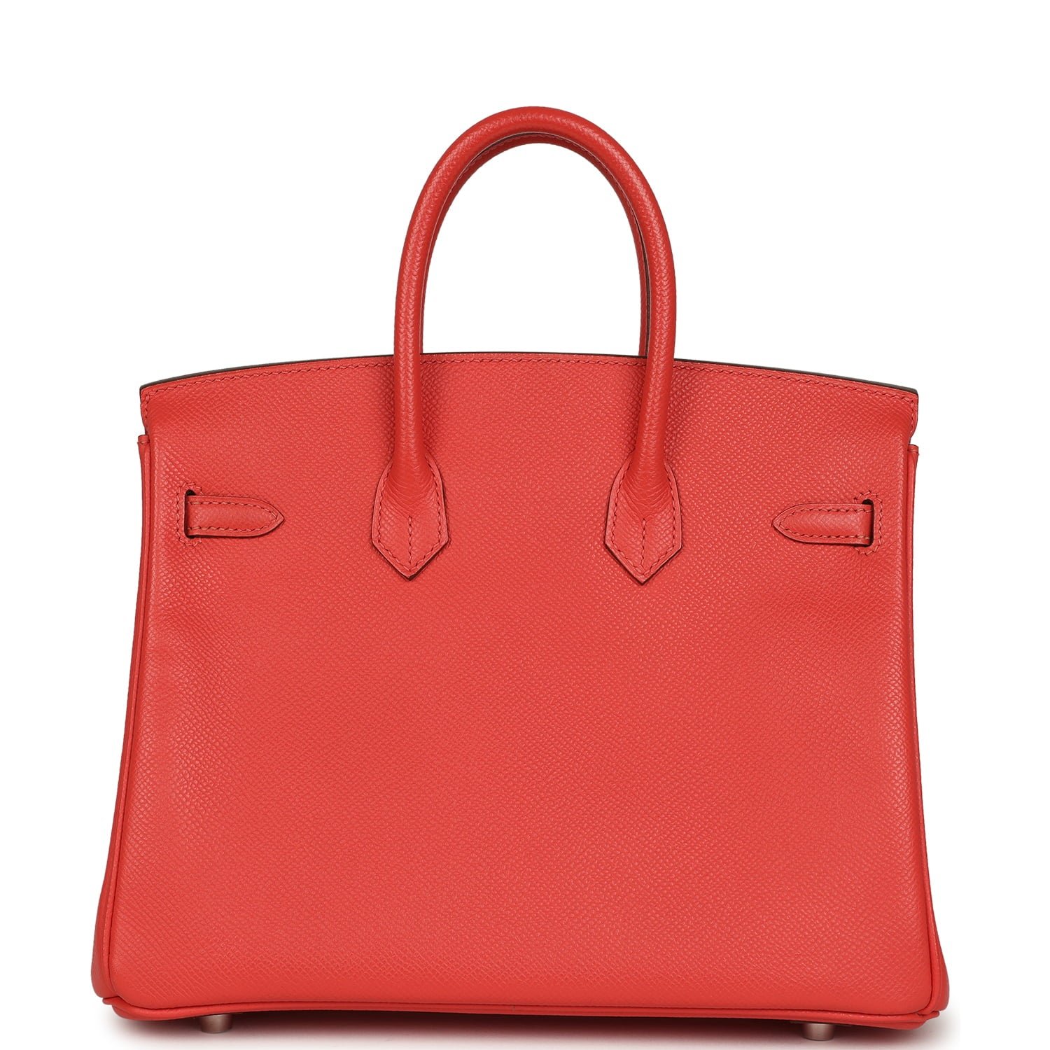 Hermes Birkin 25 Rose Jaipur Epsom Palladium Hardware - Image 4