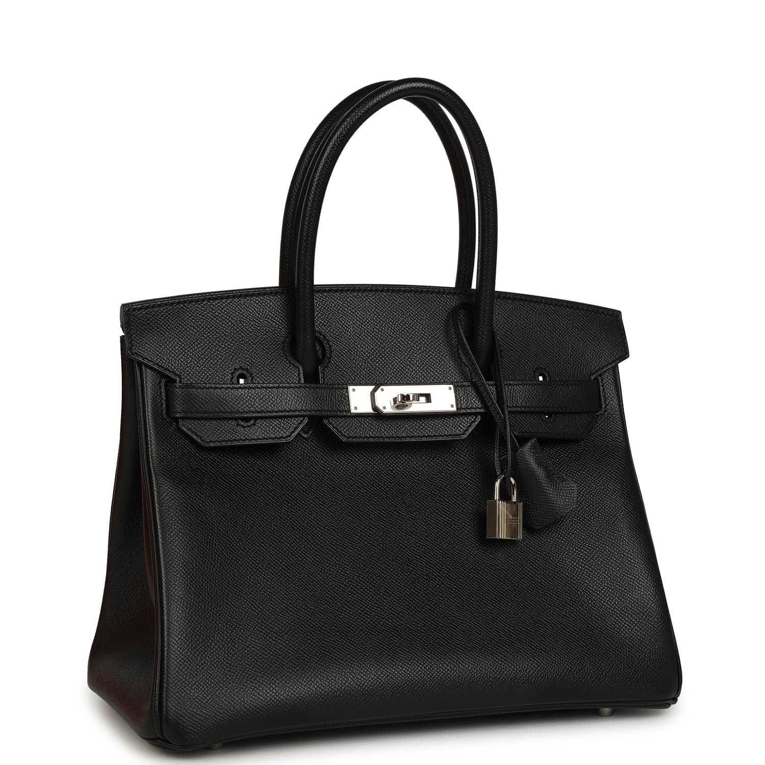 Hermes Birkin 30 Black Epsom Palladium Hardware - Image 2