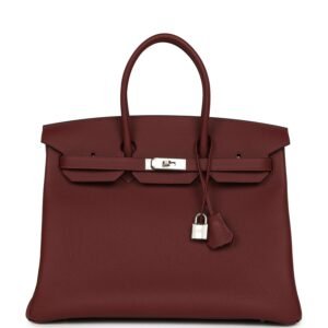 Hermes Birkin 35 Rouge H Togo Palladium Hardware