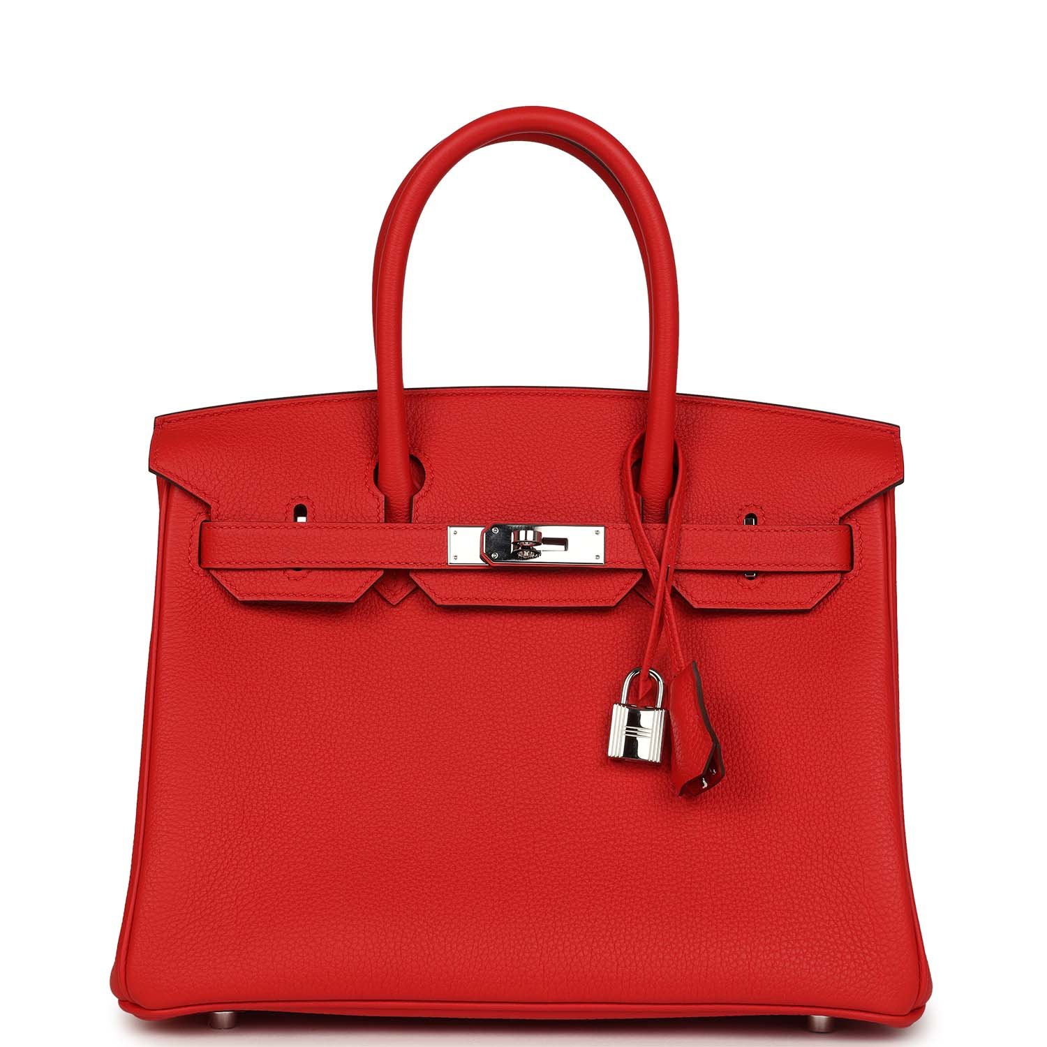 Hermes Birkin 30 Rouge de Coeur Togo Palladium Hardware