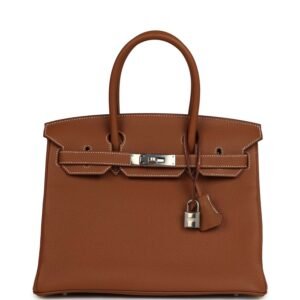 Hermes Birkin 30 Gold Togo Palladium Hardware (MAC-H-B-260602-2)
