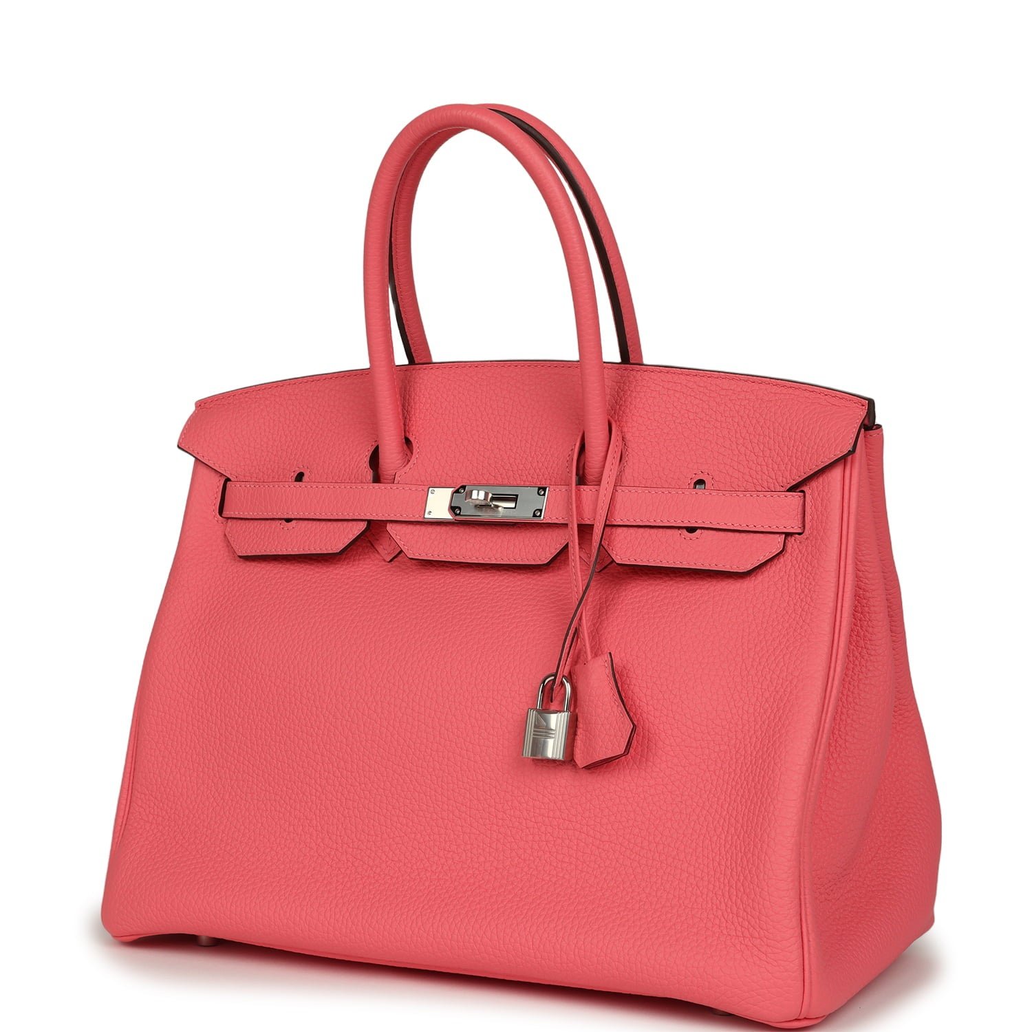 Hermes Birkin 35 Rose Azalee Clemence Palladium Hardware - Image 5