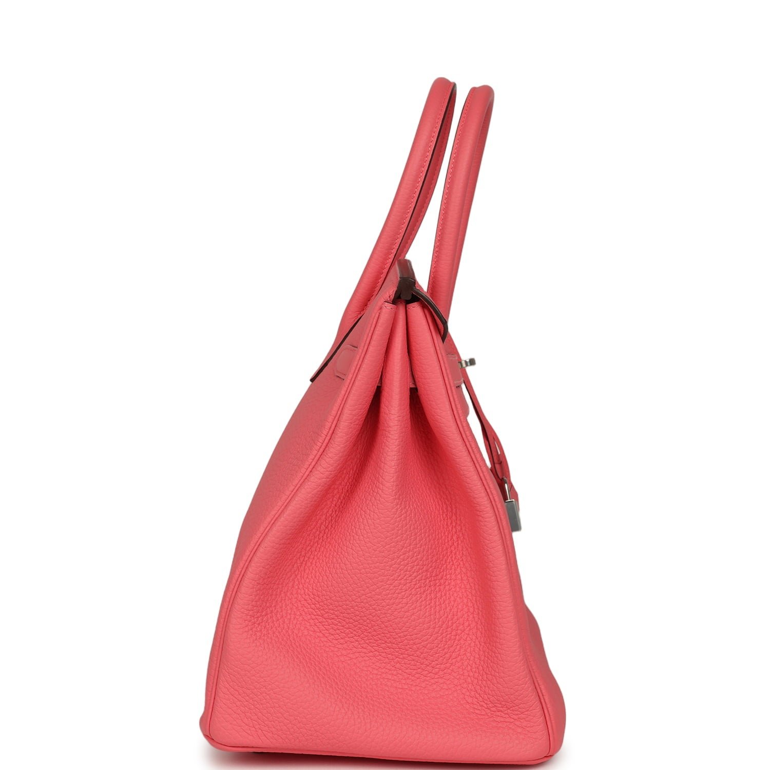 Hermes Birkin 35 Rose Azalee Clemence Palladium Hardware - Image 3