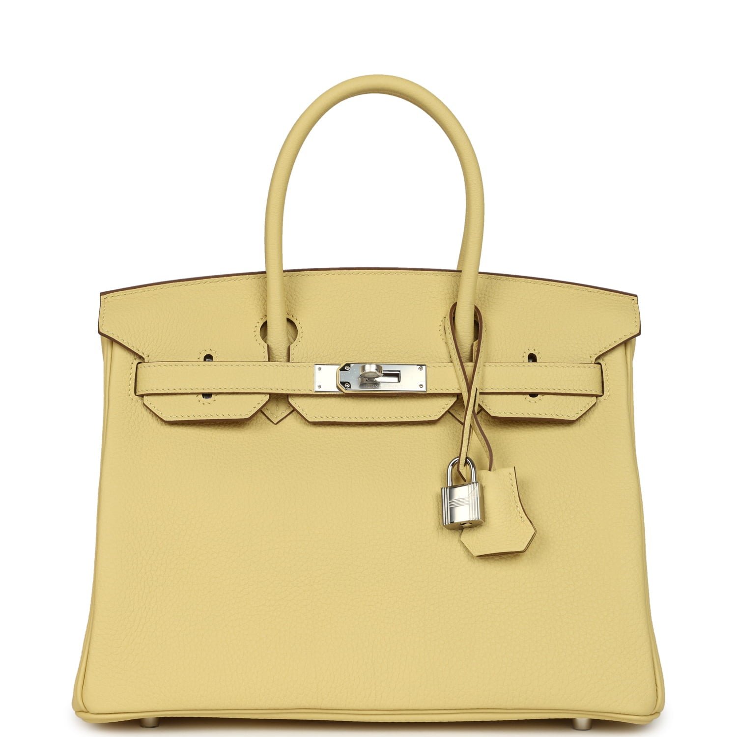 Hermes Birkin 30 Jaune Poussin Togo Palladium Hardware