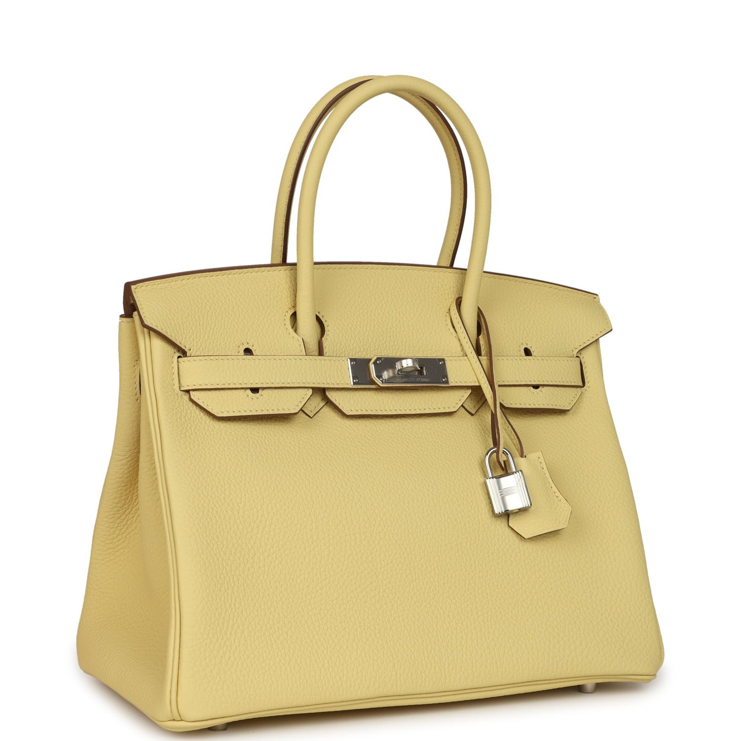 Hermes Birkin 30 Jaune Poussin Togo Palladium Hardware - Image 2