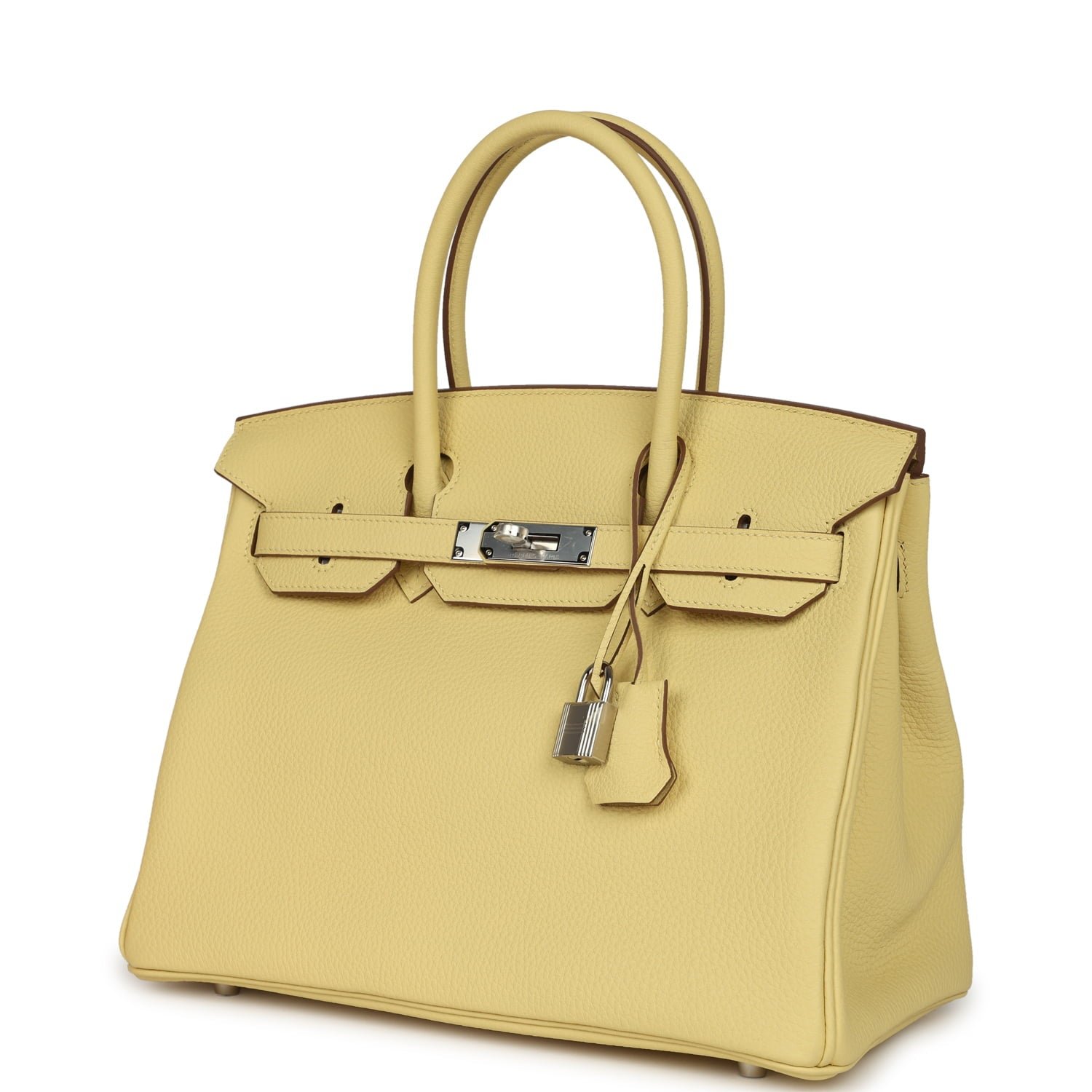 Hermes Birkin 30 Jaune Poussin Togo Palladium Hardware - Image 5