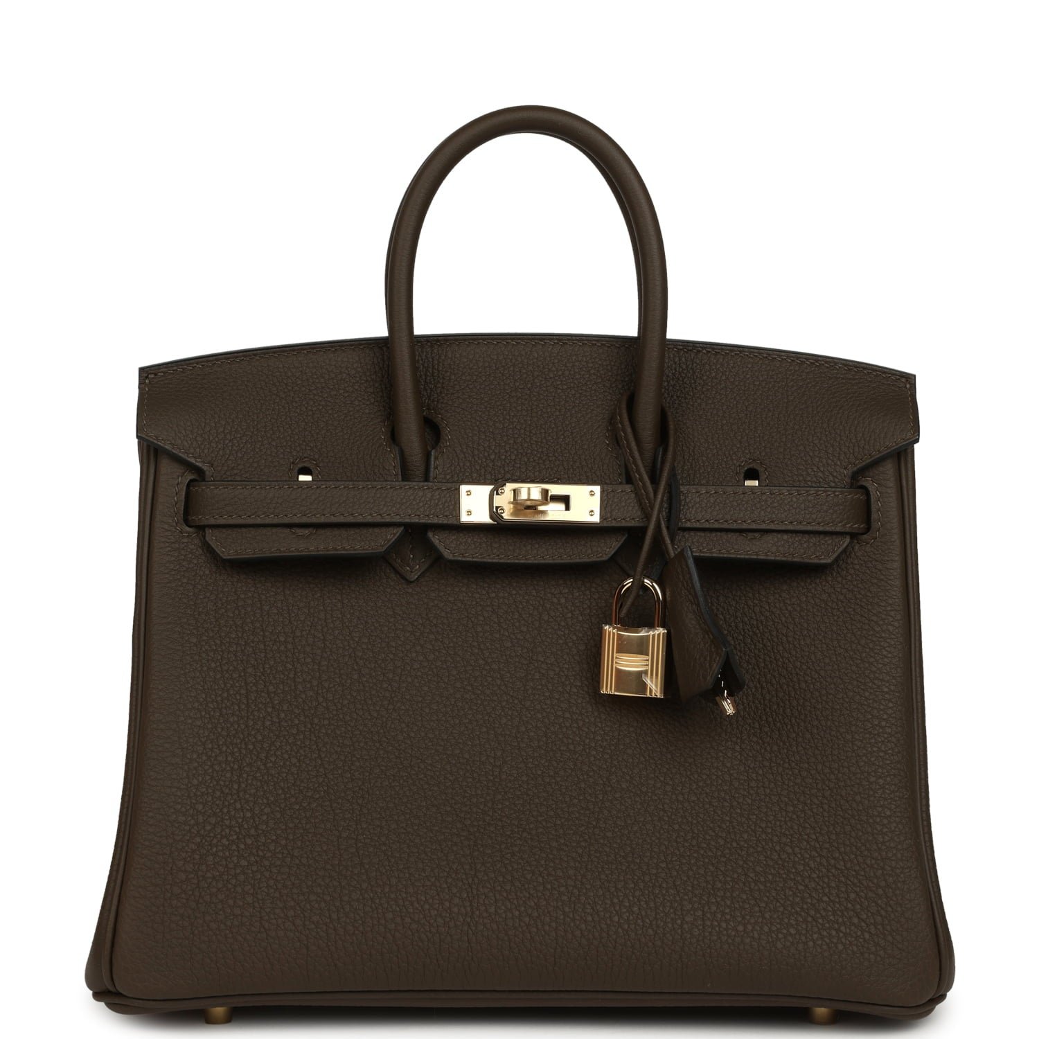 Hermes Birkin 25 Vert Loden Togo Permabrass Hardware
