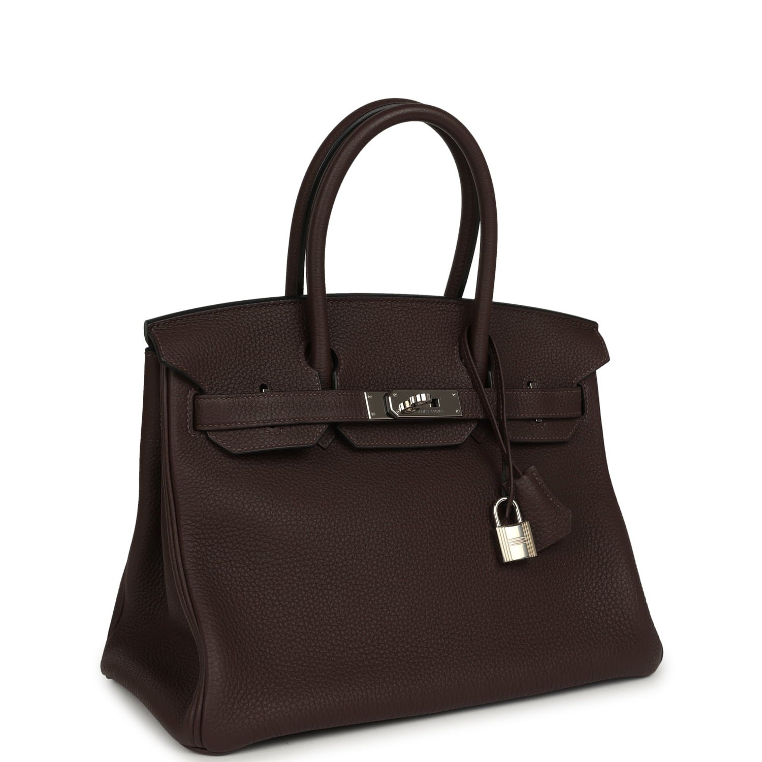 Hermes Birkin 30 Chocolate Togo Palladium Hardware - Image 2