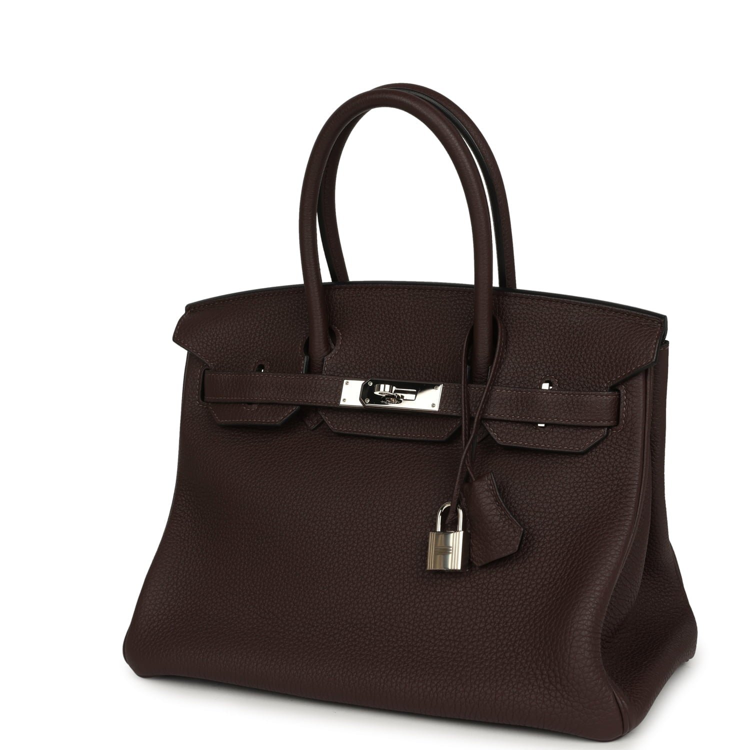 Hermes Birkin 30 Chocolate Togo Palladium Hardware - Image 5