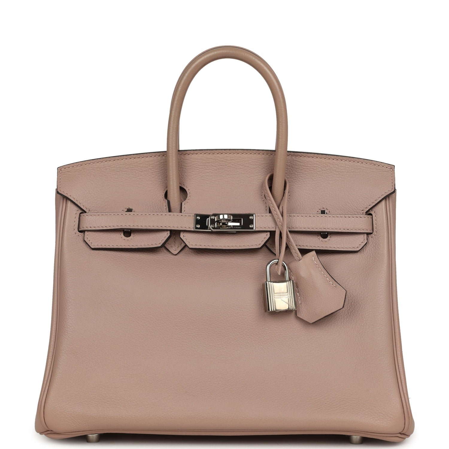 Hermes Birkin 25 Glycine Evercolor Palladium Hardware
