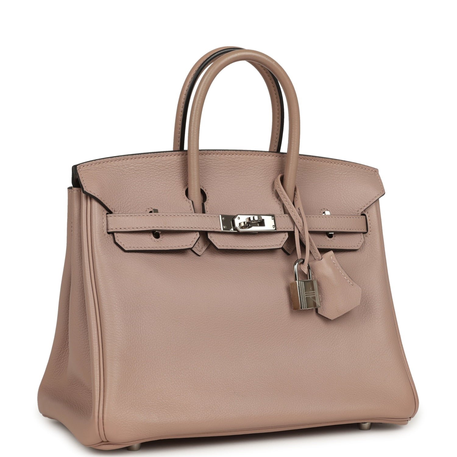 Hermes Birkin 25 Glycine Evercolor Palladium Hardware - Image 2