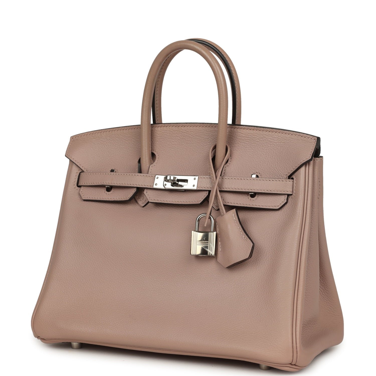 Hermes Birkin 25 Glycine Evercolor Palladium Hardware - Image 4