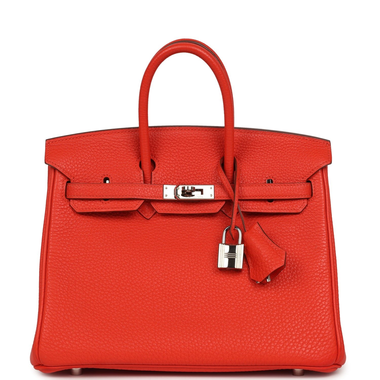 Hermes Birkin 25 Capucine Togo Palladium Hardware