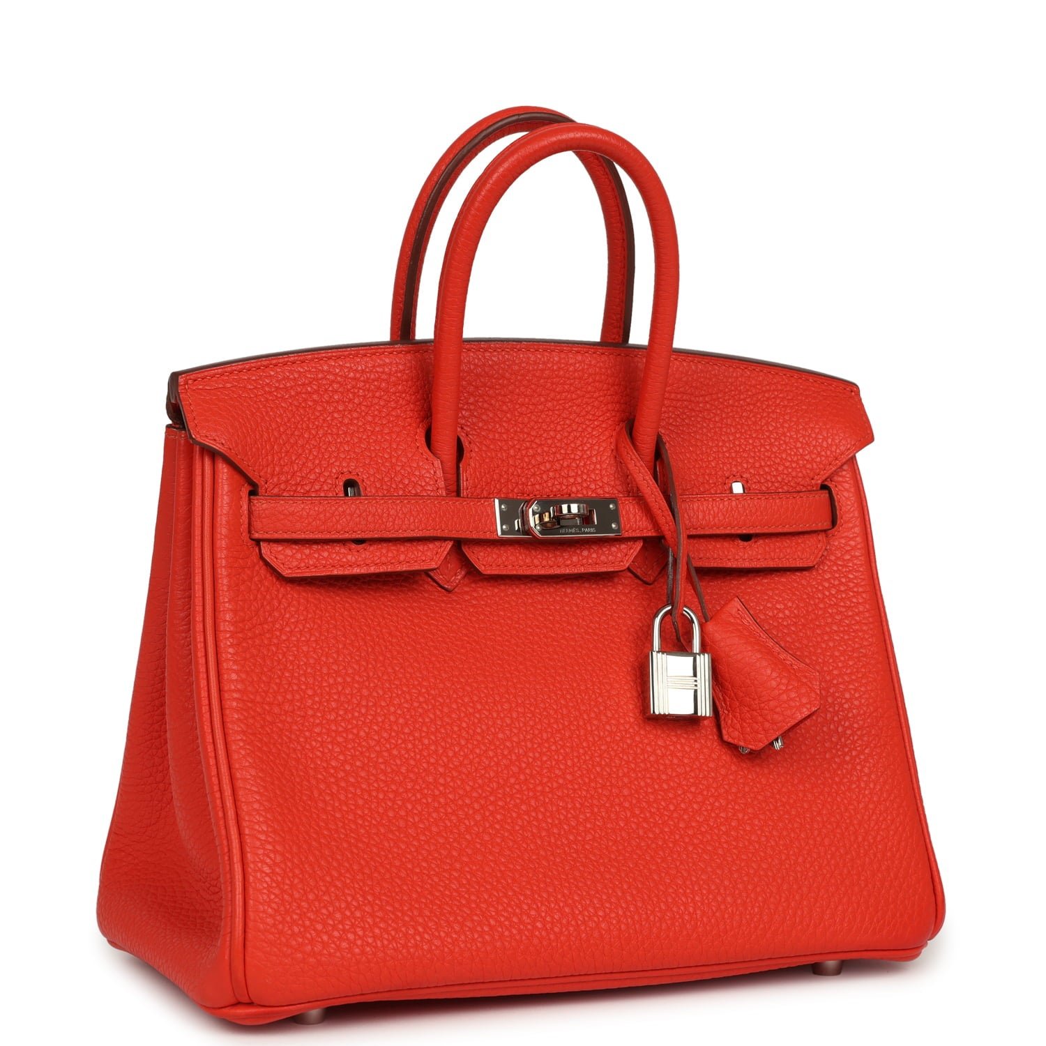 Hermes Birkin 25 Capucine Togo Palladium Hardware - Image 2
