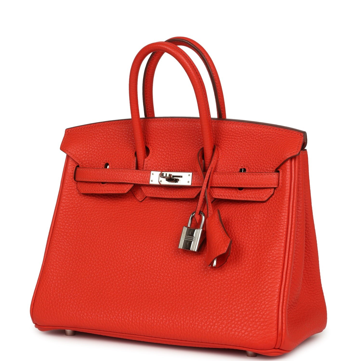 Hermes Birkin 25 Capucine Togo Palladium Hardware - Image 5