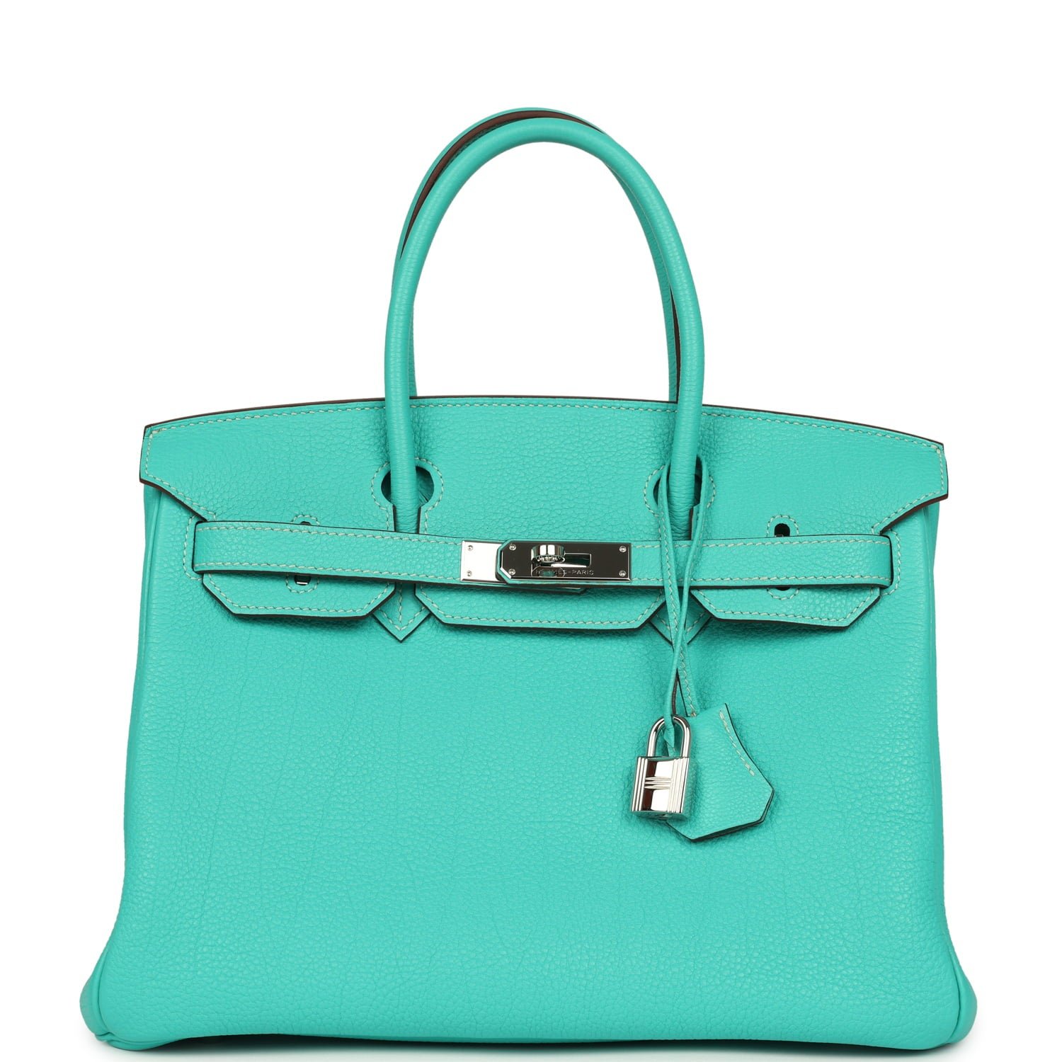 Hermes Birkin 30 Lagon Togo Palladium Hardware