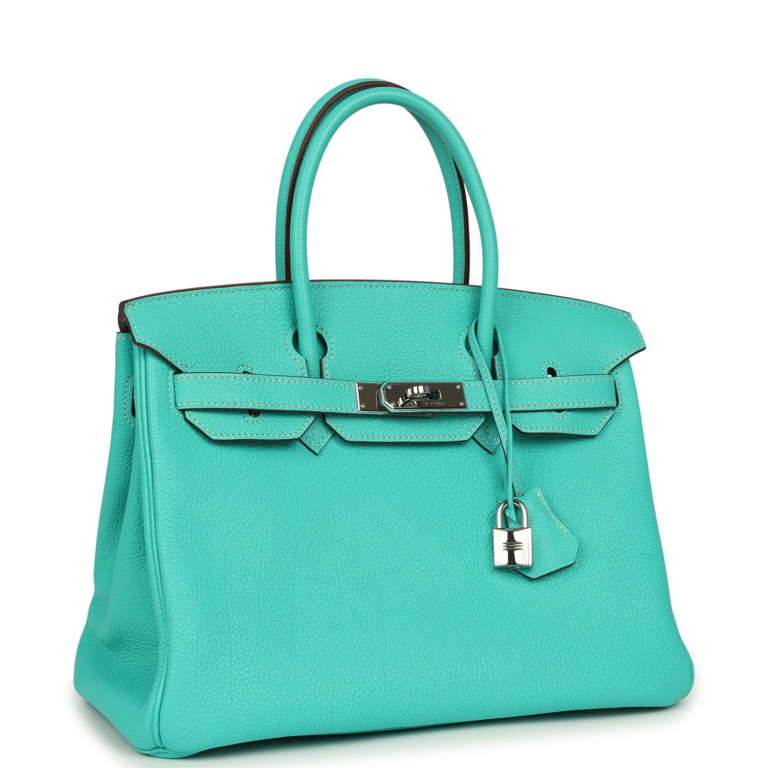Hermes Birkin 30 Lagon Togo Palladium Hardware - Image 2