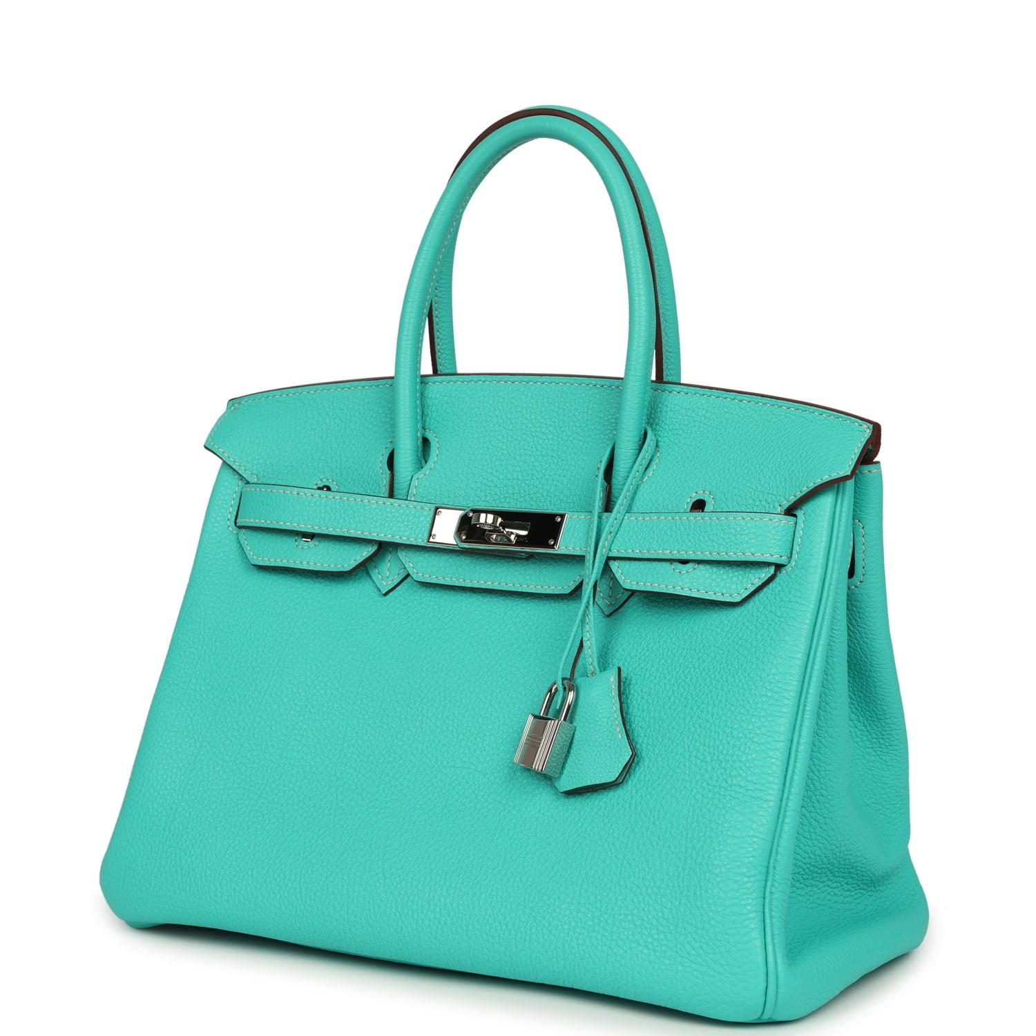 Hermes Birkin 30 Lagon Togo Palladium Hardware - Image 5