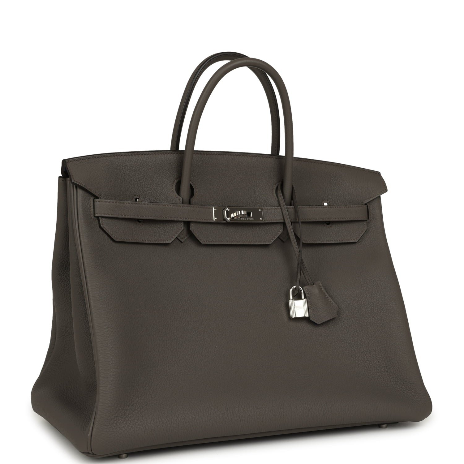 Hermes Special Order (HSS) Birkin 40 Etain Verso Togo Palladium Hardware - Image 2