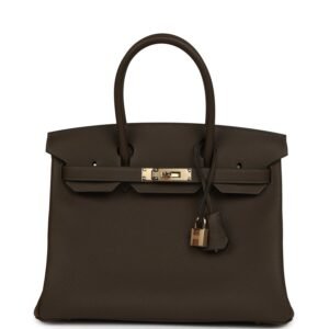 Hermes Birkin 30 Vert Loden Togo Permabrass Hardware