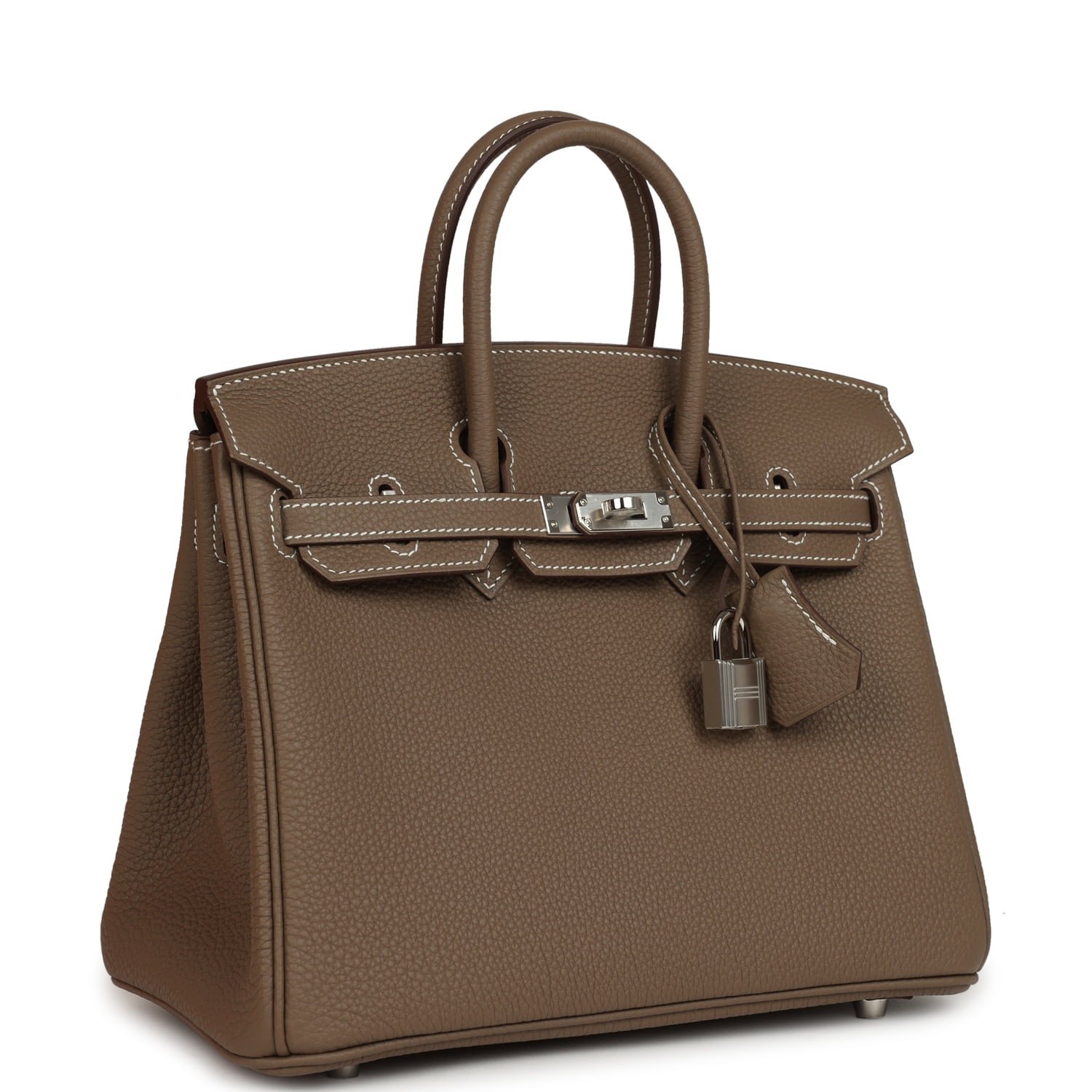 Hermes Birkin 25 Etoupe Togo Palladium Hardware - Image 2