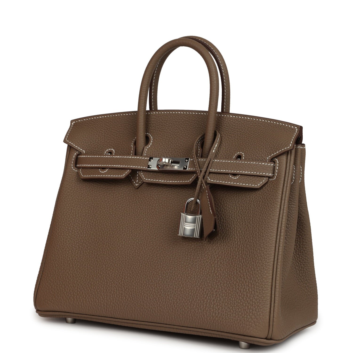Hermes Birkin 25 Etoupe Togo Palladium Hardware - Image 5