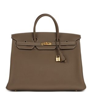 Hermes Birkin 40 Etoupe Togo Gold Hardware