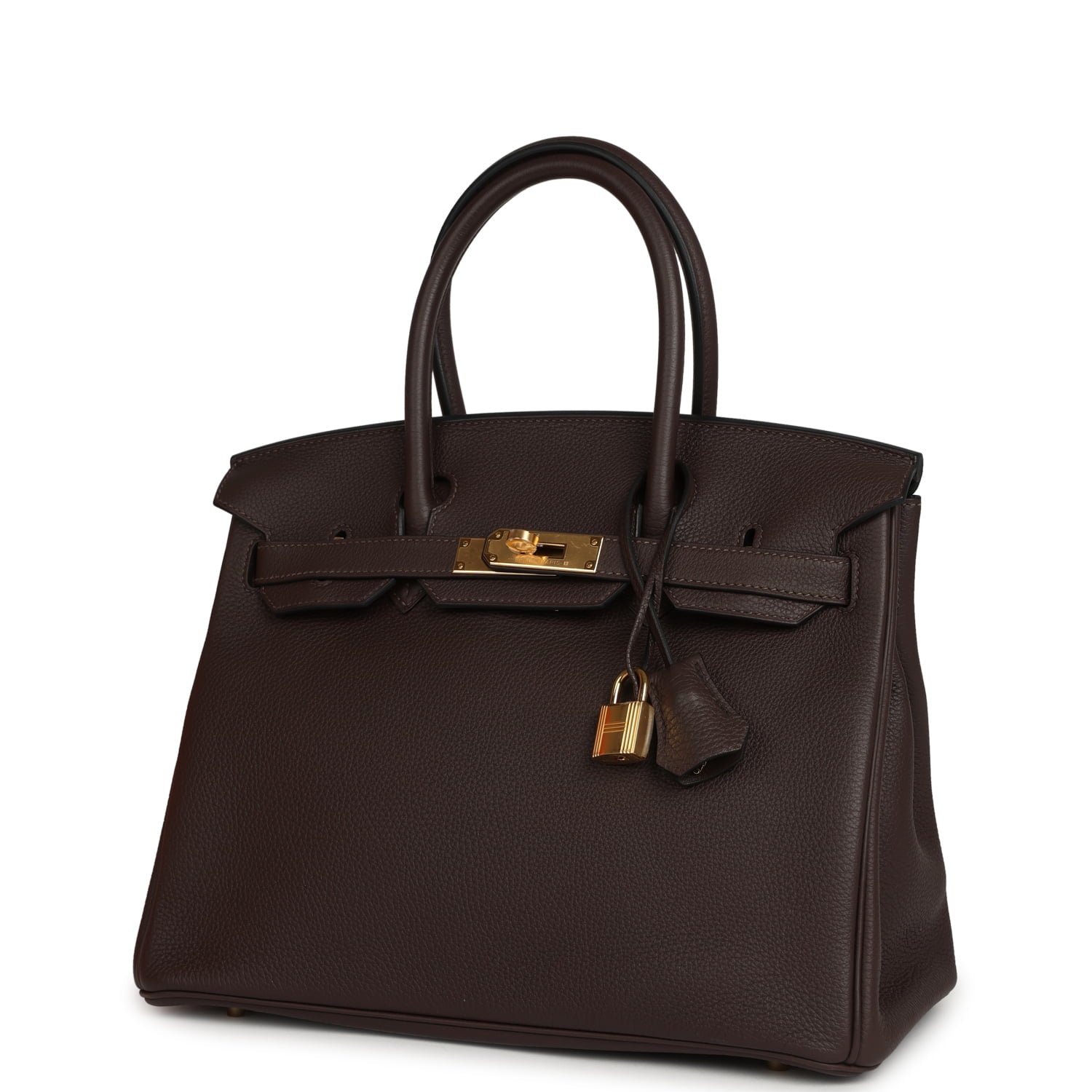 Hermes Birkin 30 Chocolate Togo Gold Hardware - Image 5