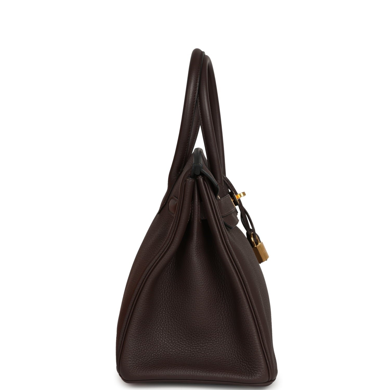 Hermes Birkin 30 Chocolate Togo Gold Hardware - Image 3